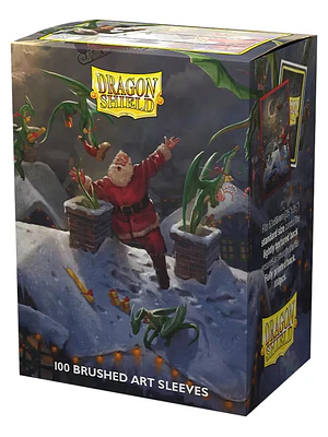 BRUSHED ART SLEEVE - 'CHRISTMAS 2023' - DRAGON SHIELD