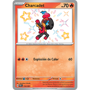 Charcadet – 114/091 – Shiny Rare - Español
