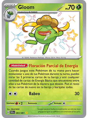 Gloom - 093/091 - Shiny Rare - Español