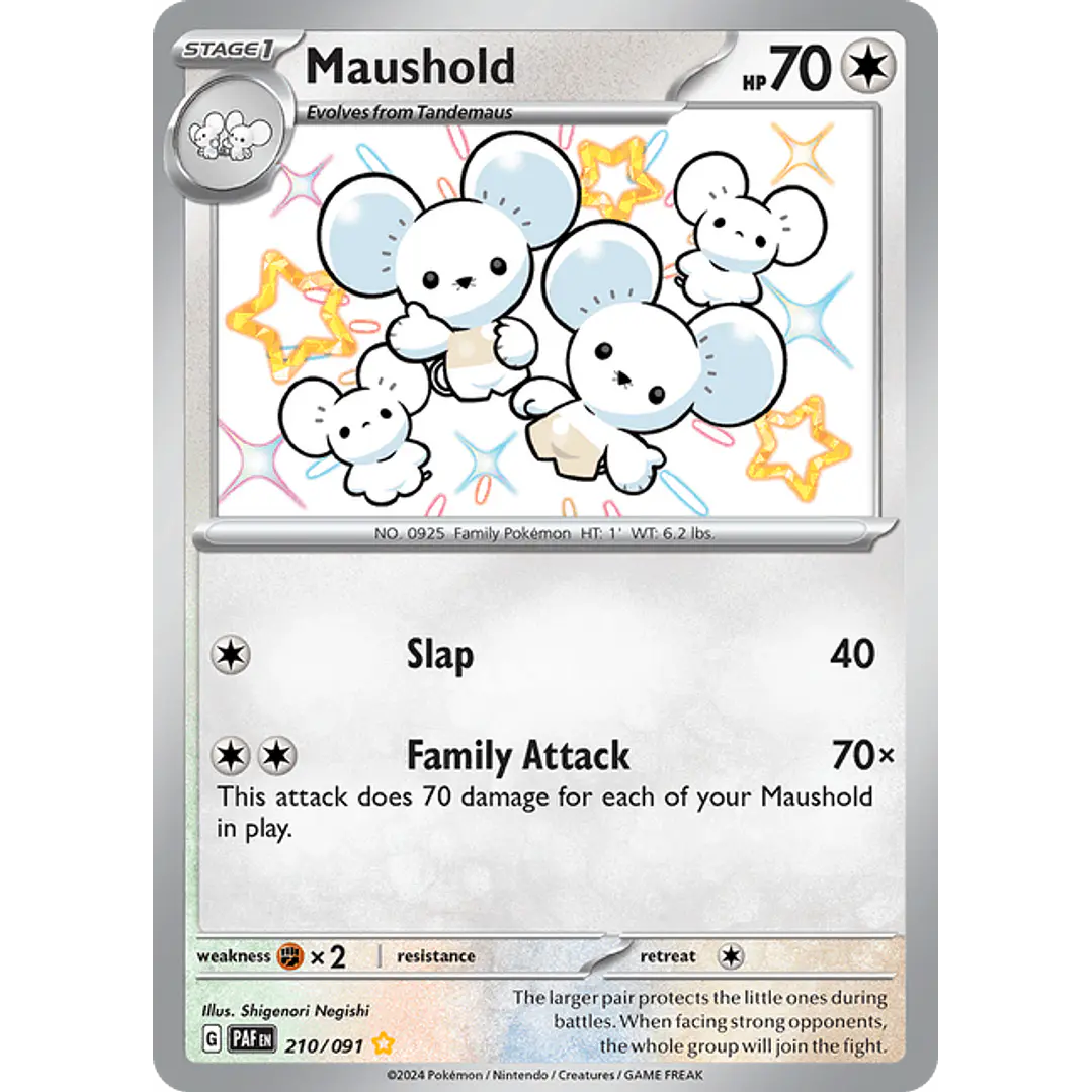 Maushold - 210/091 - Shiny Rare - Ingles 1