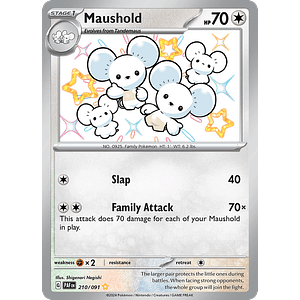Maushold - 210/091 - Shiny Rare - Ingles