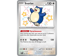 Snorlax - 202/091 - Shiny Rare - Ingles