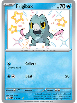 Frigibax Shiny 128/091 - Singles Pokemon TCG