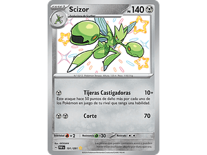 Scizor - 191/091 - Shiny Rare - español