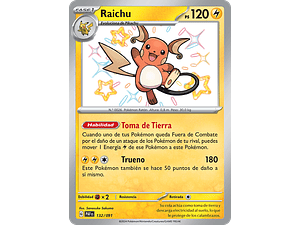 Raichu - 132/091 - Shiny Rare - español
