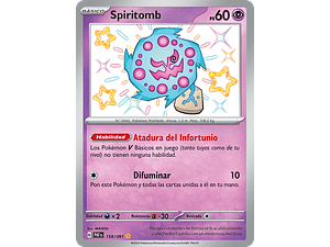Spiritomb - 158/091 - Shiny Rare - Español