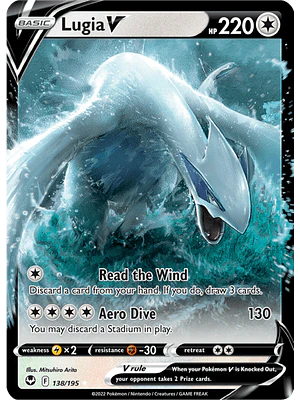 Lugia V 138/195 - Singles Pokemon TCG