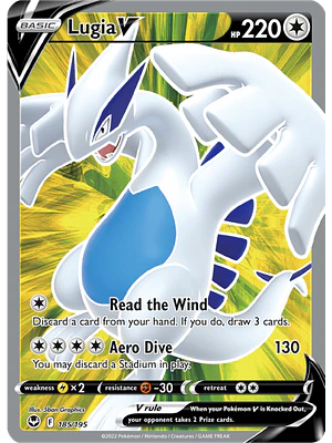 Lugia V 185/195 - Singles Pokemon TCG