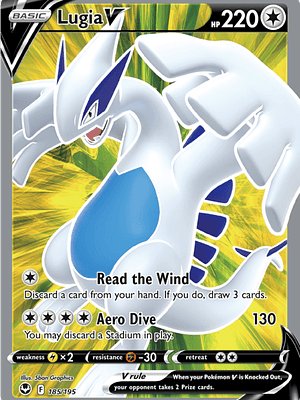 Lugia V 185/195 - Singles Pokemon TCG