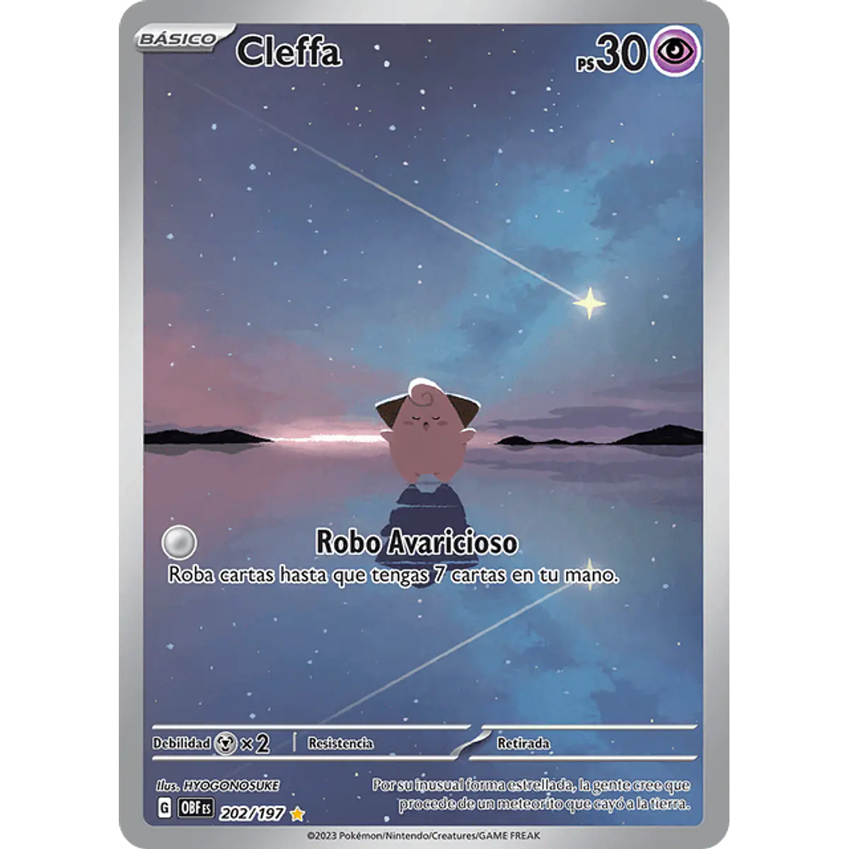 Cleffa - 202/197 - Illustration Rare - Español
