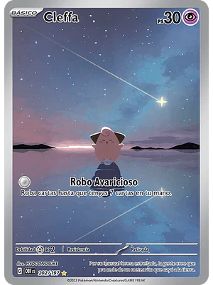 Cleffa - 202/197 - Illustration Rare - Español