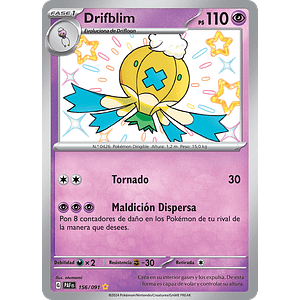 Drifblim - 156/091 - Shiny Rare - Español