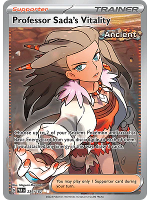 Professor Sada's Vitality - 239/182 - Full Art Secret Rare - Ingles