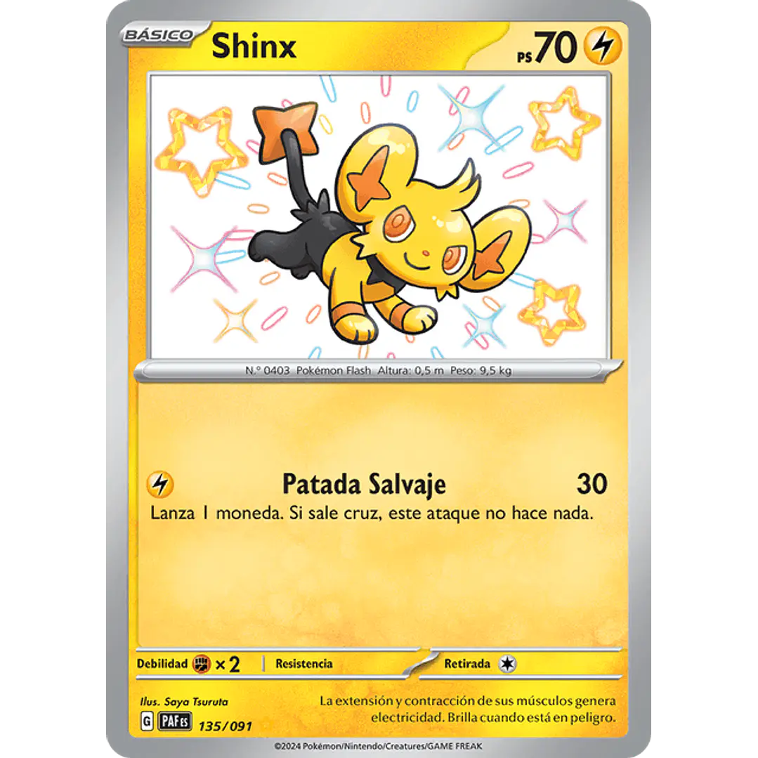 Shinx - 135/091 - Shiny Rare - Español 1