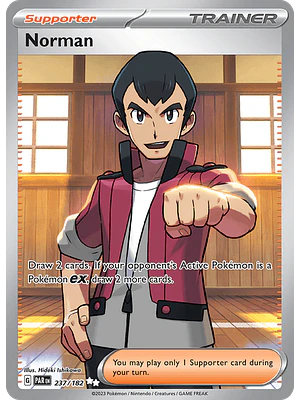 Norman - 237/182 - Full Art Secret Rare - Ingles
