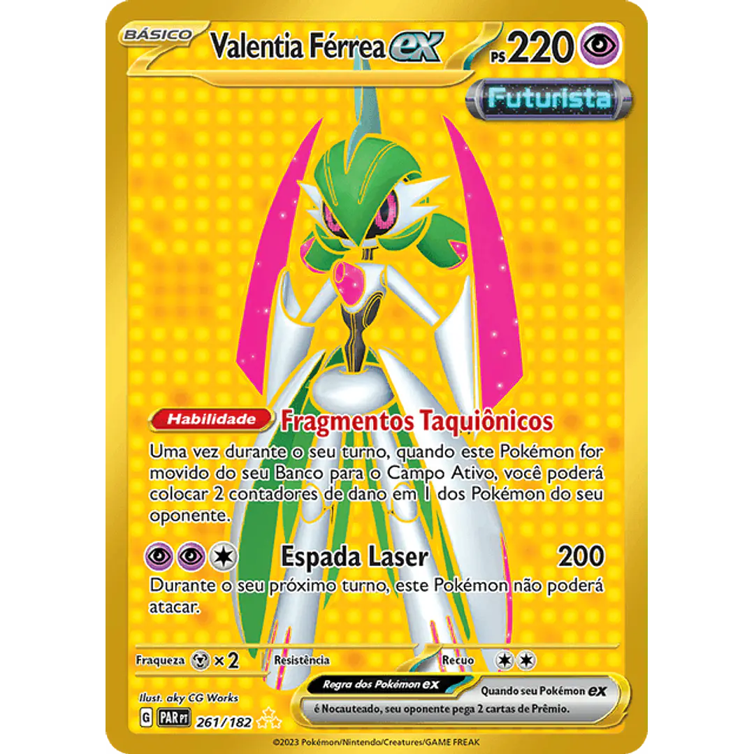 Iron Valiant ex - 261/182 - Gold Secret - Portugues 1