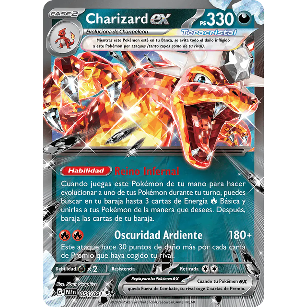 Charizard ex - 054/091 - Ultra Rare - español 1