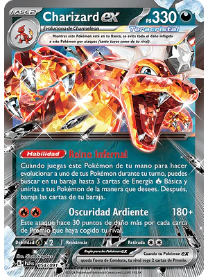 Charizard ex - 054/091 - Ultra Rare - español