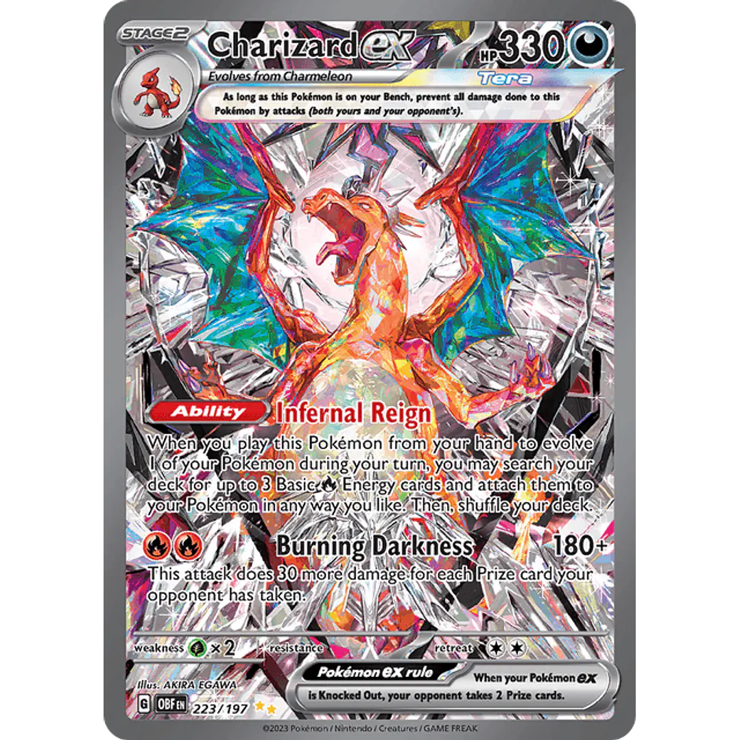 Charizard Ex 223/197 - Singles Pokemon TCG 1