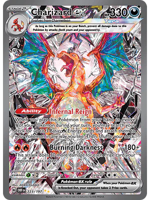 Charizard Ex 223/197 - Singles Pokemon TCG
