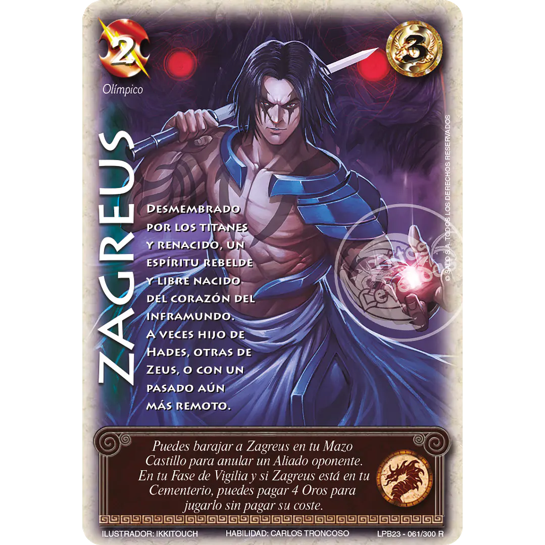 ZAGREUS - SINGLES MITOS Y LEYENDAS 1