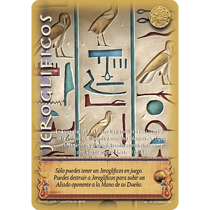 JEROGLIFICOS - SINGLES MITOS Y LEYENDAS