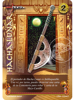 HACHA LUNAR - SINGLES MITOS Y LEYENDAS