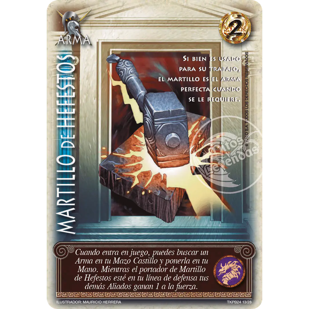 MARTILLO DE HEFESTOS - SINGLES MITOS Y LEYENDAS 1