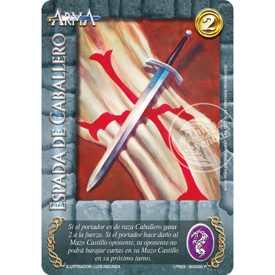 ESPADA DE CABALLERO (KIT DE BATALLA LPB3.0 - ORDEN) 1
