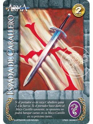 ESPADA DE CABALLERO (KIT DE BATALLA LPB3.0 - ORDEN)