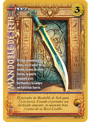 MANDOBLE DE SETH - SINGLES MITOS Y LEYENDAS