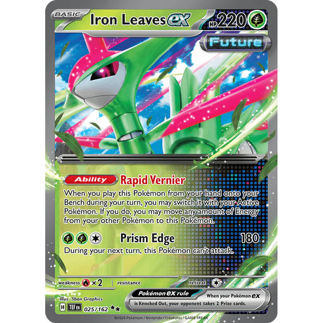 Iron Leaves Ex - 025/162 - Ultra Rare - Singles Pokemon 1