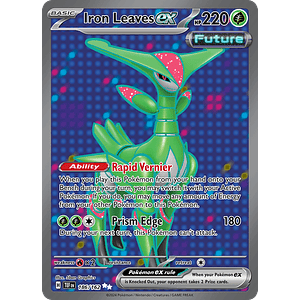 Iron Leaves ex - 186/162 - Full Art Secret Rare - Singles Pokemon