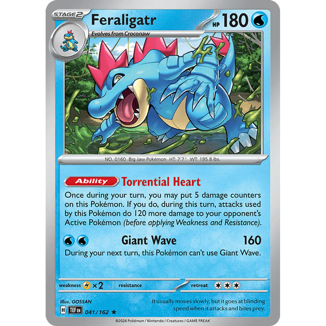 Feraligatr - 041/162 - Singles Pokemon 1