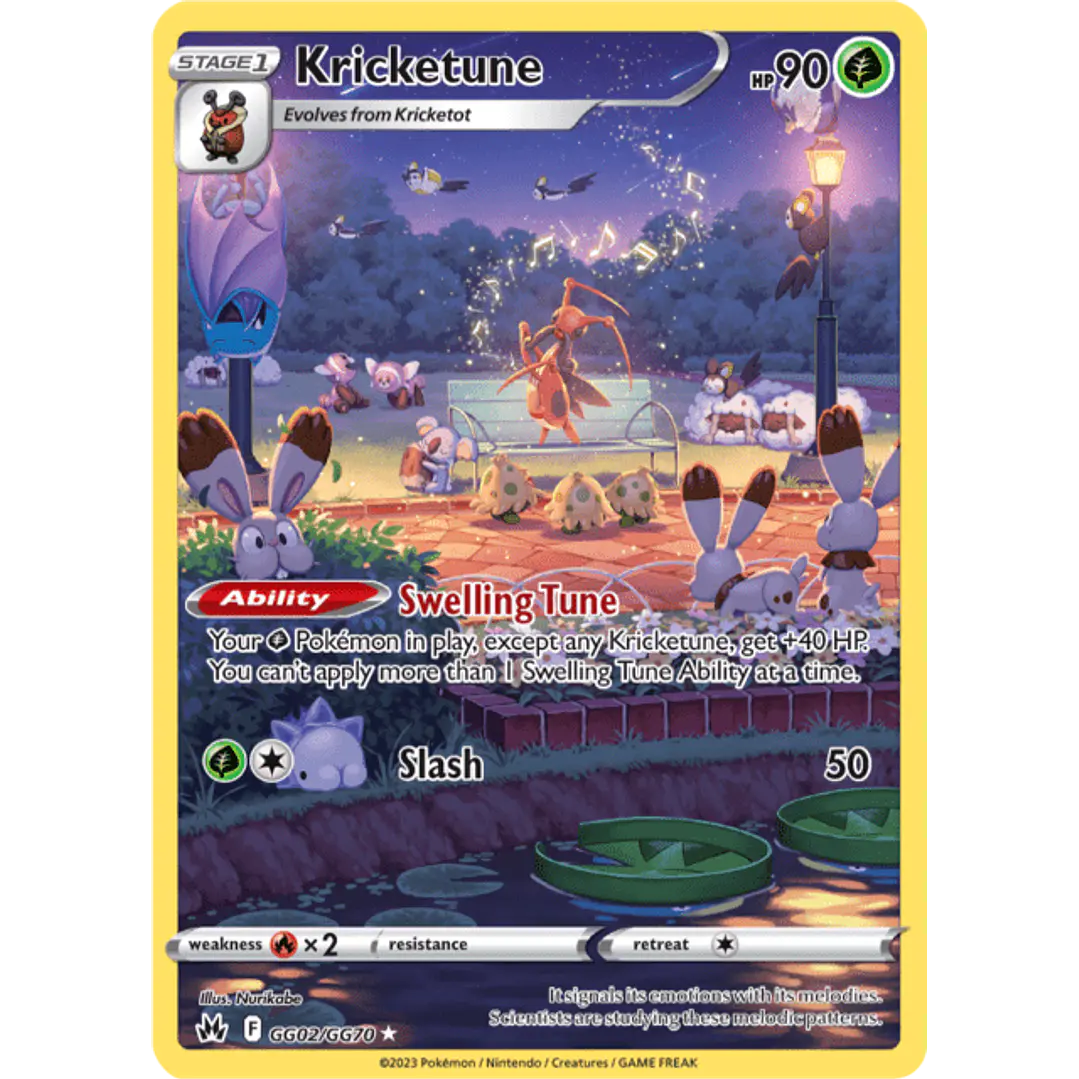 Kricketune - GG02/GG70 - Holo Rare - Singles Pokemon 1