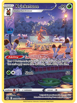 Kricketune - GG02/GG70 - Holo Rare - Singles Pokemon