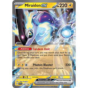 Miraidon ex - 081/198 - Ultra Rare - Singles Pokemon