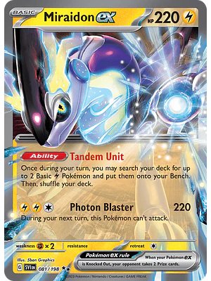 Miraidon ex - 081/198 - Ultra Rare - Singles Pokemon