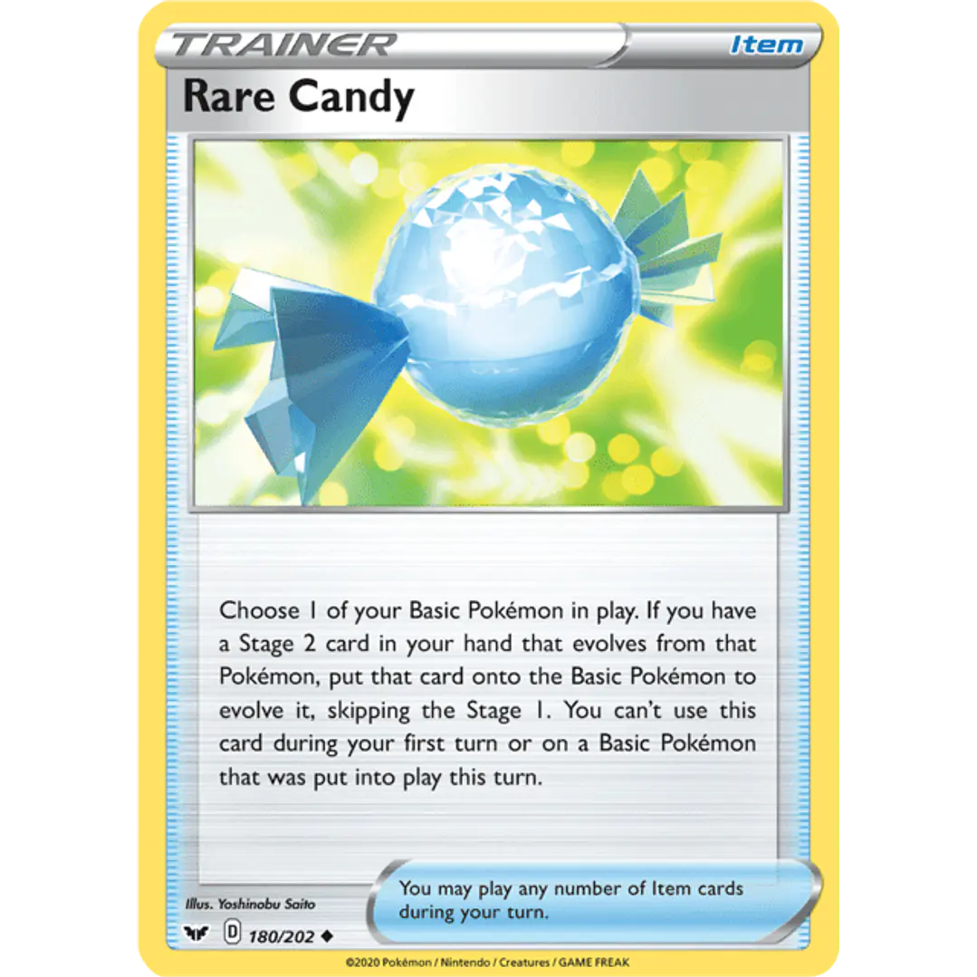 RARE CANDY (VARIEDADES) - Uncommon - Singles Pokemon 1