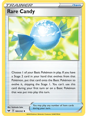 RARE CANDY (VARIEDADES) - Uncommon - Singles Pokemon