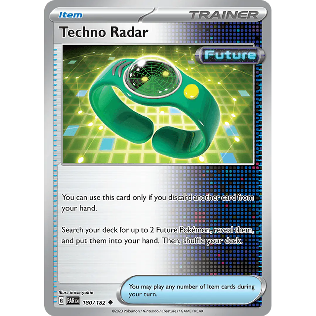 Techno Radar - 180/182 - Uncommon - Singles Pokemon 1