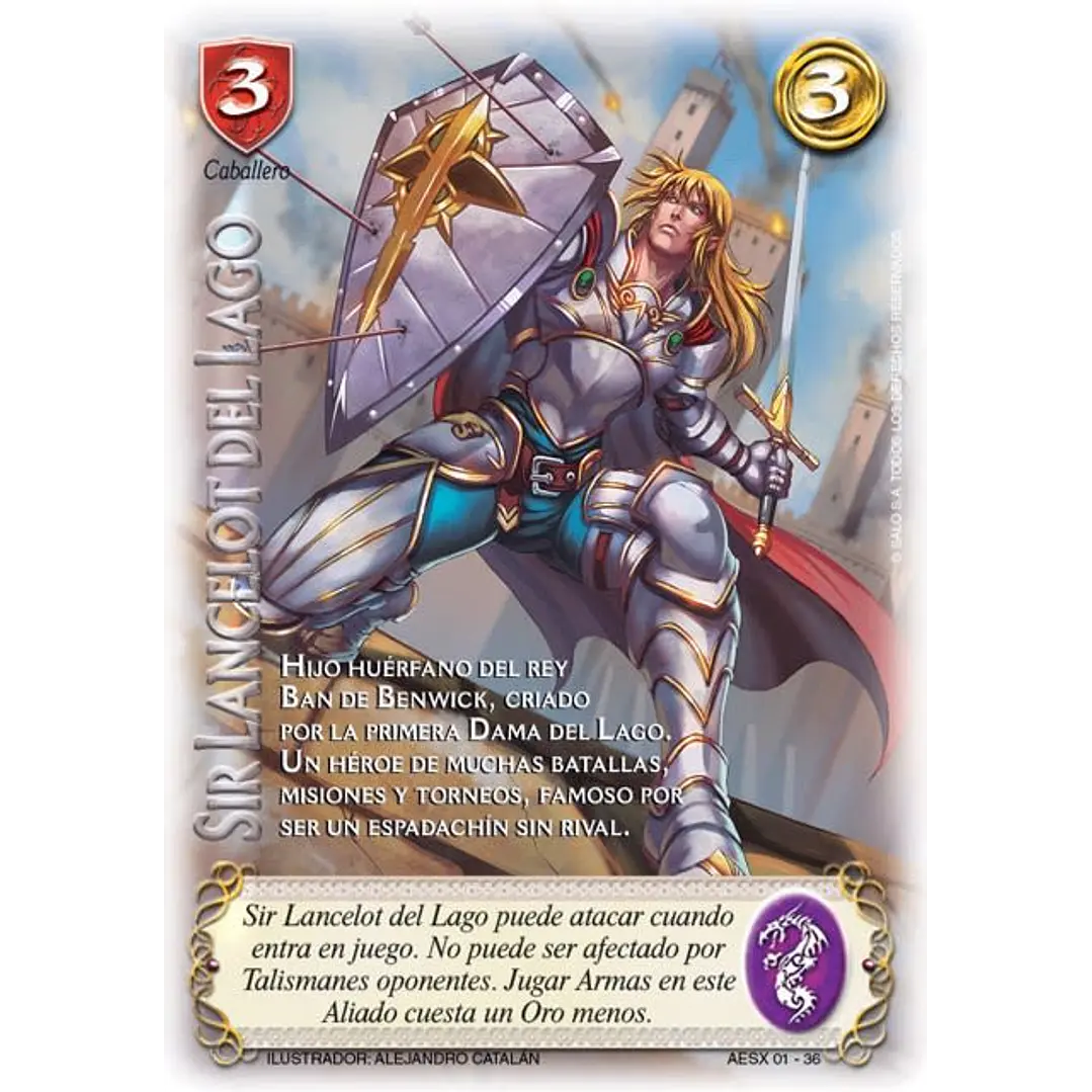 SIR LANCELOT DEL LAGO - SINGLES MITOS Y LEYENDAS 1