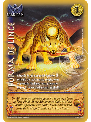 FORMA DE LINCE - SINGLES MITOS Y LEYENDAS
