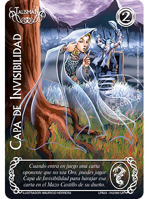 CAPA DE INVISIBILIDAD UR - SINGLES MITOS Y LEYENDAS
