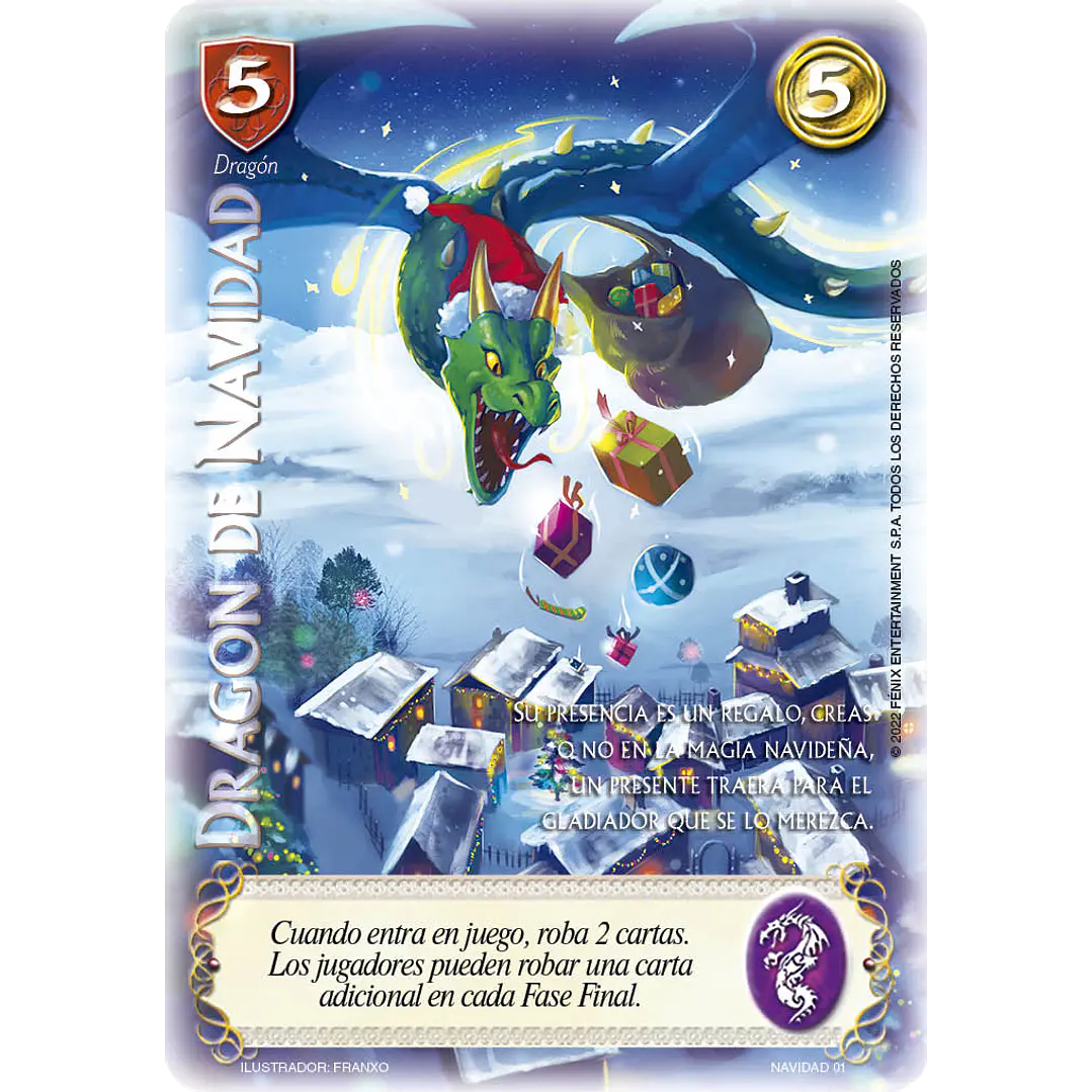 DRAGÓN DE NAVIDAD - SINGLES MITOS Y LEYENDAS 1