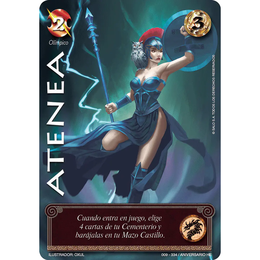 ATENEA FULL ART - SINGLES MITOS Y LEYENDAS 1