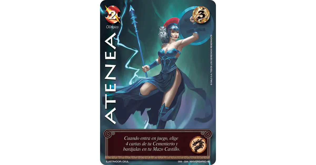 ATENEA FULL ART - SINGLES MITOS Y LEYENDAS