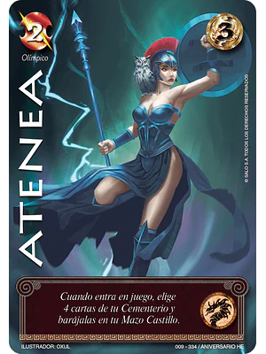 ATENEA FULL ART - SINGLES MITOS Y LEYENDAS