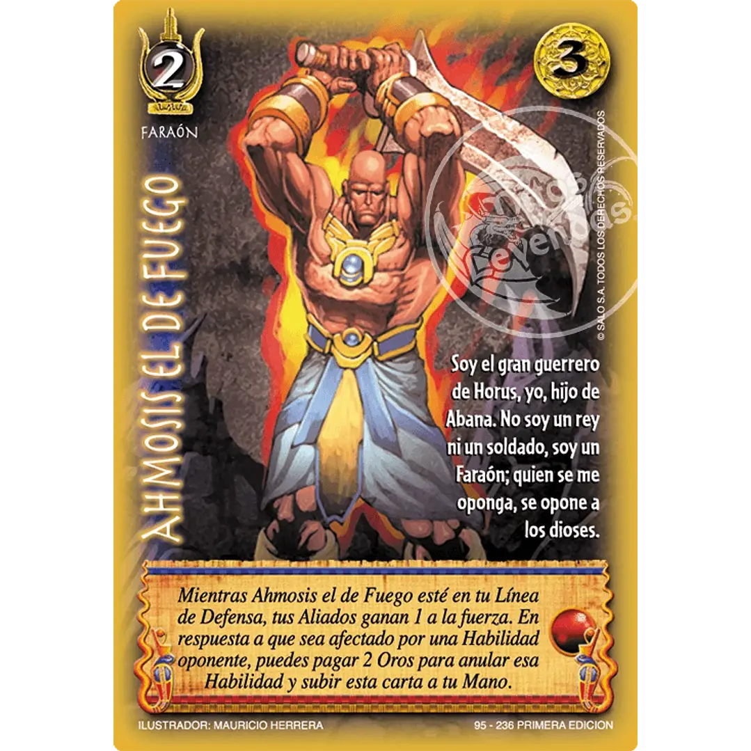 AHMOSIS EL DE FUEGO - SINGLES MITOS Y LEYENDAS 1