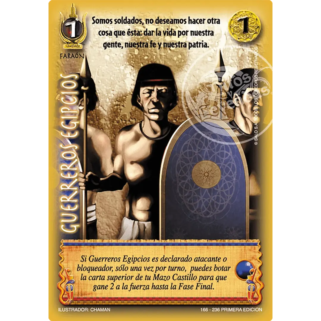 GUERREROS EGIPCIOS FOIL - SINGLES MITOS Y LEYENDAS 1